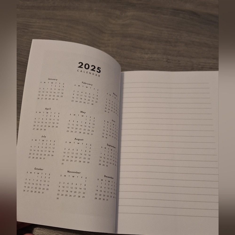 NEW!! Journal with Floral Design, designed by me 200 Pages - Picture 4 of 6